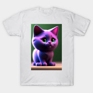 Cute cat graphic design artwork T-Shirt